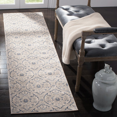 Tapis gris clair Avira Ikat