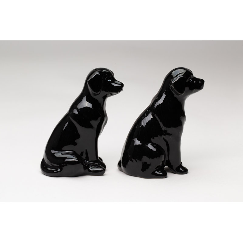 Ensemble salière et poivrière Black Labrador