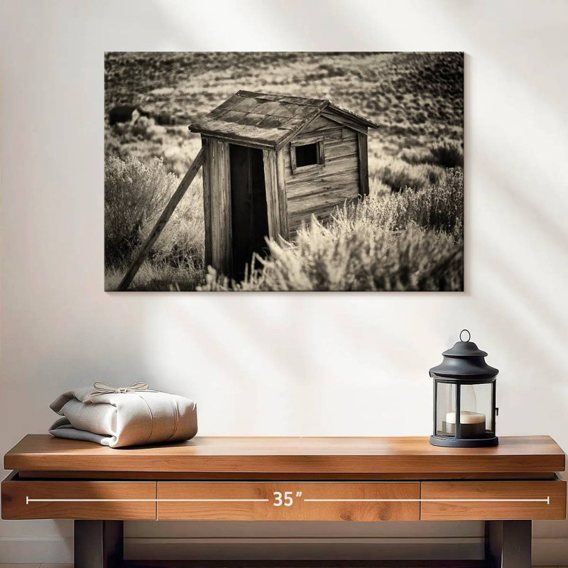 Lilie Ghost Town Outhouse I, H 16 po x l 24 po