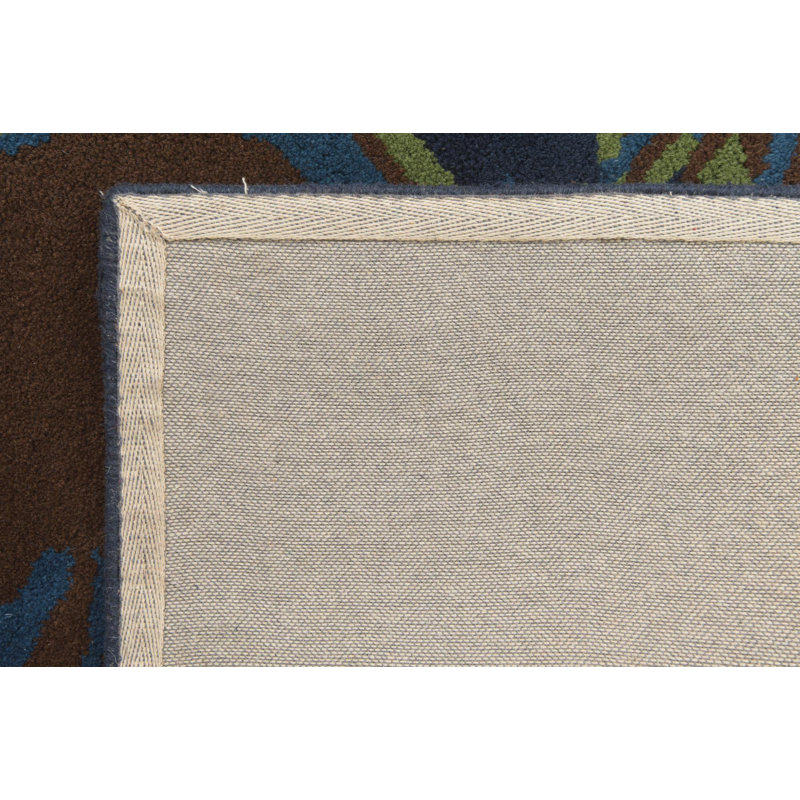 Square Navin Navy Blue Rug