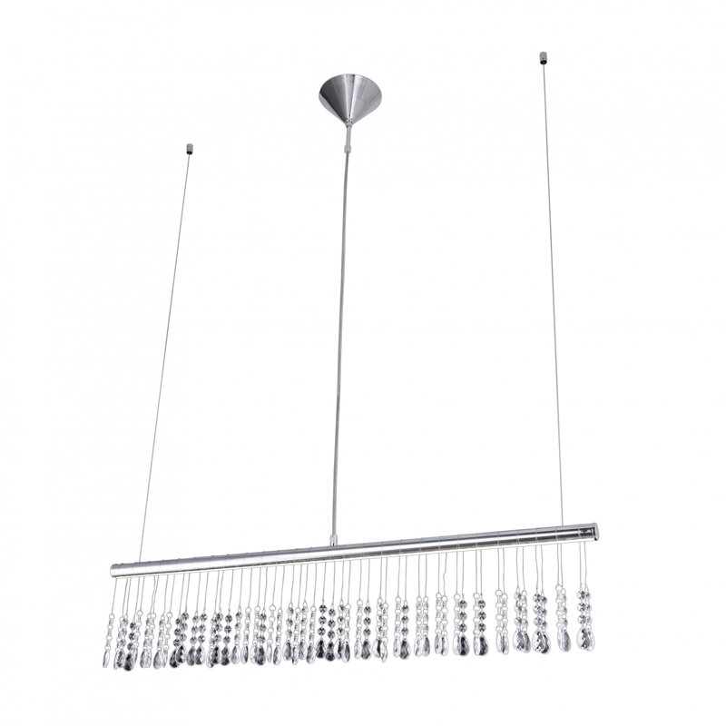 Keene 1 - Light Chrome LED Kitchen Island Pendant