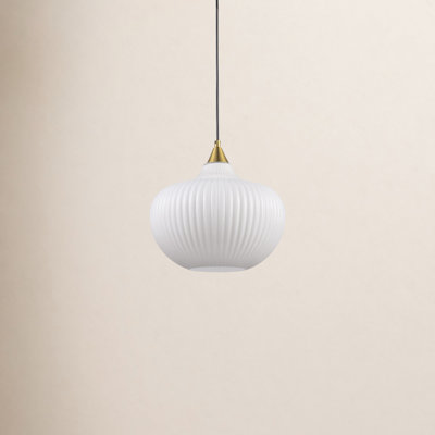 Collina Single Light Glass Dimmable Pendant