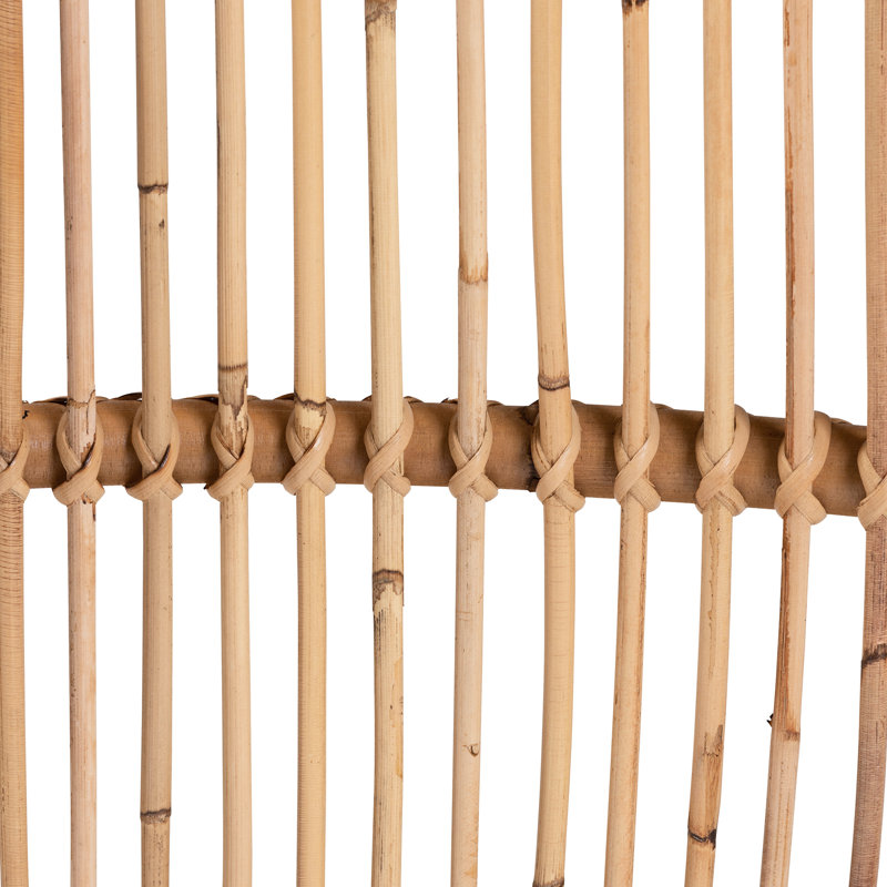 Repose-pieds bohémien naturel avec structure cintrée et ajourée, - comme des embellissements, 22,08 po de profondeur, 23,66 de largeur, 16,05 de hauteur, 5,3 lb construit par, cadre, pouces de profondeur, largeur, hauteur, lb