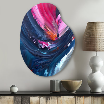 Art mural en métal asymétrique en forme de poire czarnetzki