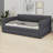 Multifunctional Upholstered Platform Bed Frame Featuring USB Ports And Convenient Trundle-1491971496