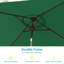 Parasol carré de 78 po Sabery-511861019