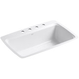 Cape Dory 33" L x 22" W x 9.625" D Drop-in Single-Bowl Kitchen Sink