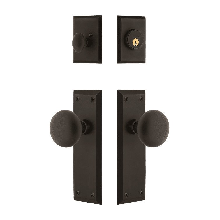 Nostalgic Warehouse New York Entry Set with New York Knob