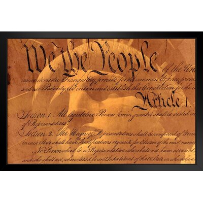 The Constitution Of The United States Of America Pocket Size Constitution Picture Statue Of Liberty Face Historical Poster Black Wood Framed Art Poste -  Trinx, ED839E48CECE4EB1B7EE95F0E6E61EE5