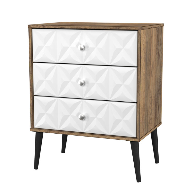 Tonsey 58 cm W Chest of 3 Drawers