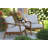 Akiva Eucalyptus 2 - Person Patio Conversation Set