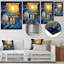 Détergent à lessive bleu et jaune II - Art mural en métal-101155287