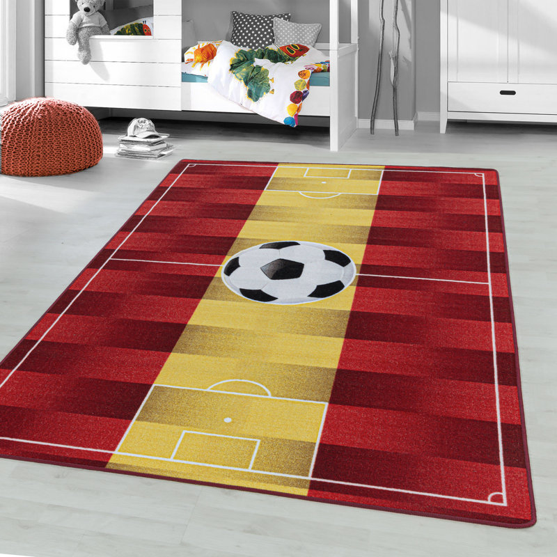Gillies Flatweave Yellow Rug, Rectangle 100 x 150cm