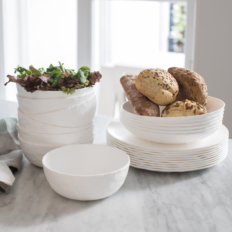 Koziol Club Plastic Salad Bowl, White