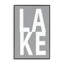 «Lake Word on Grey», estampe numérique par Jamie MacDowell-27709160-27709161