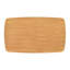 Table décontractée 7 pièces en chêne naturel - table et 6 chaises avec une magnifique collection courbée gracieuse-707856243
