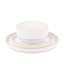Waterside 12pc Stackable Colour Rim Porcelain Dinner Set-124792279