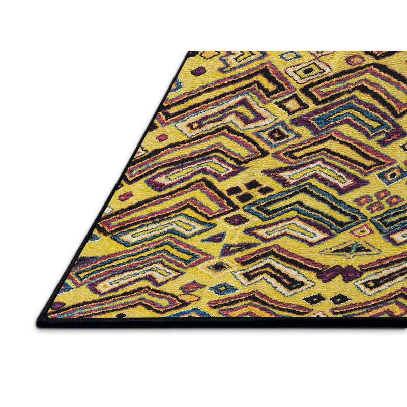 Abstract Indoor Rug, Rectangle 5' x 7'