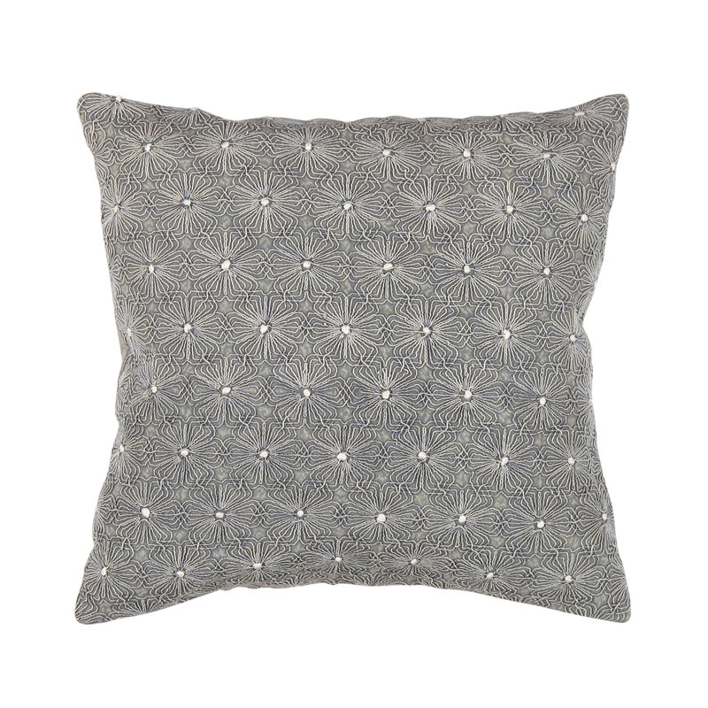 Naples Embroidered Throw Pillow