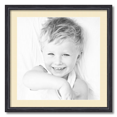 White Matte Picture Frame with Mat