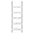Cara72 Inch Etagere Bookcase, 5 Tier Ladder Display Shelves, White Marble-look-2078362291