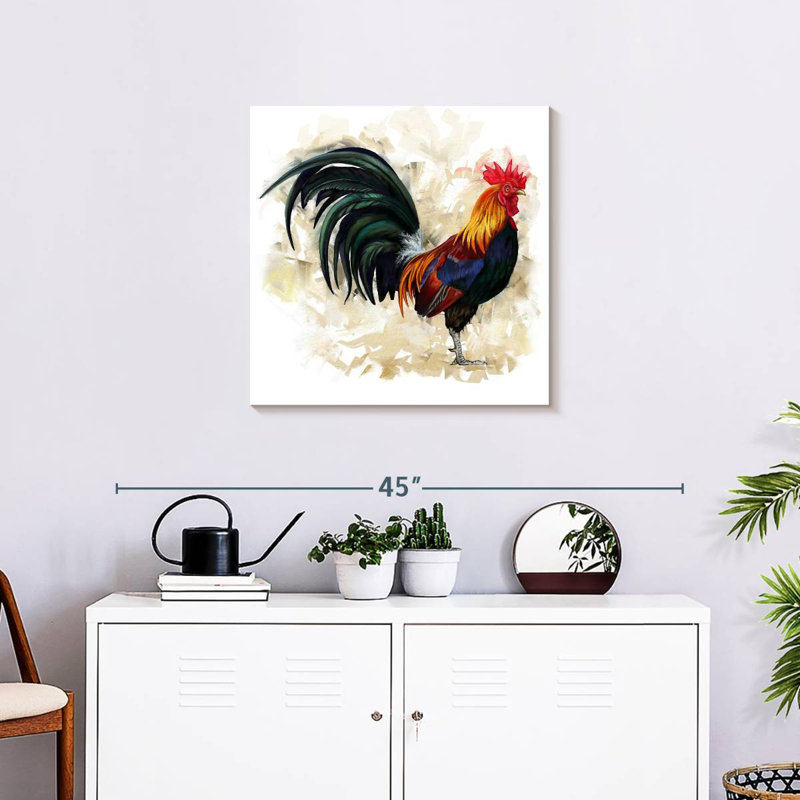 Brampt fier coq Brampt, H 24 po x l 24 po