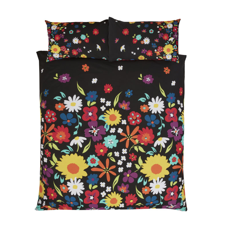 Brighton Floral Duvet Cover Set with Pillowcases, Single Duvet Cover + 1 Standard Pillowcase