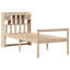 Bookcase Bed Without Mattress Solid Wood Pine-1234271518
