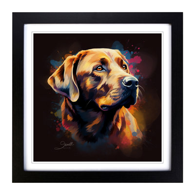 Labrador Retriever Conceptual No.3 - Framed Print
