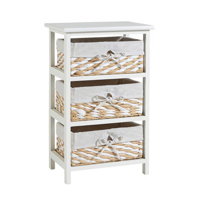 Ameiya 37cm W Manufactured Wood Bedside Table
