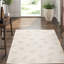 Hand-Knotted High-Quality White Area Rug