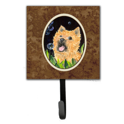 Porte-laisse terrier et crochet mural cairn
