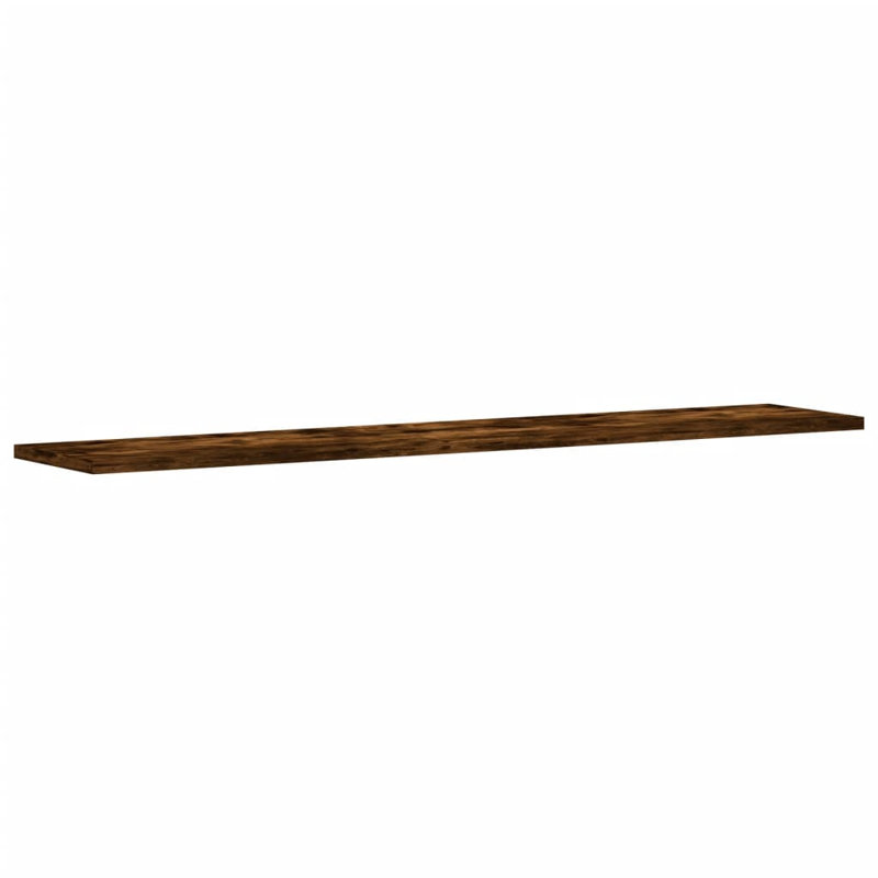 Thresa Bracket Shelf, 0.6 in H × 39.4 in W × 7.9 in D, Smoked Oak