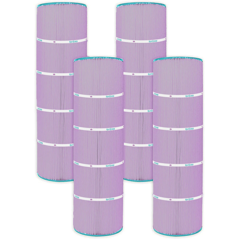 Hurricane Filters HF7468-04P Purple Spa Cartridge Replacement, 4 Pack