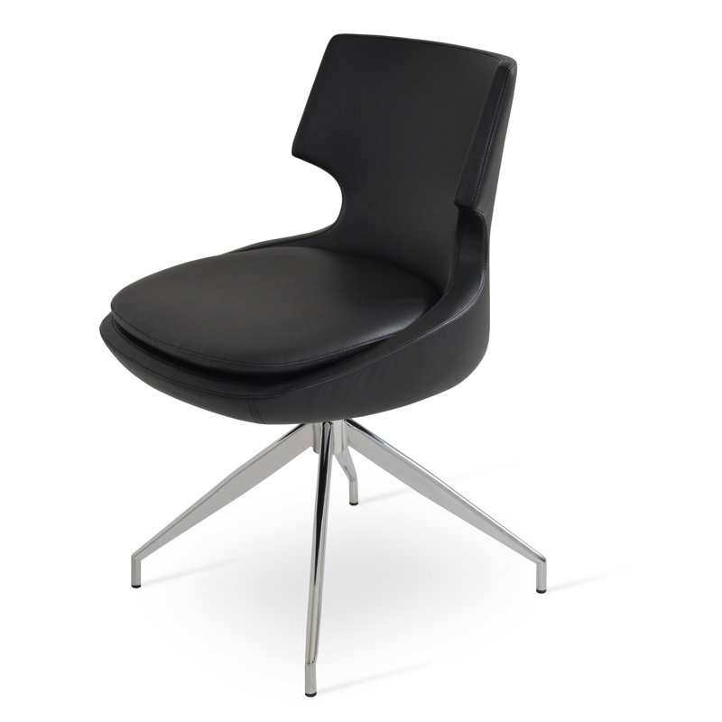 Chaise d'appoint Patara Spider, Noir