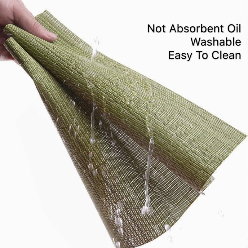 Polyvinyl Chloride Placemat, Green