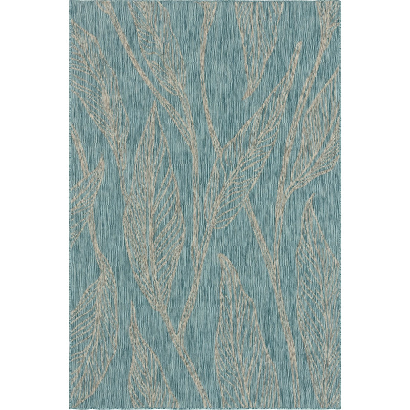 Tapis d'extérieur couleur mer Kona, Rectangle 6 pi x 9 pi