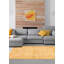 Tapis décoratif en laine noué à la main de conception unique noué à la main new age de style persan 18/20 jaune 4 pi x 6 pi 2 po