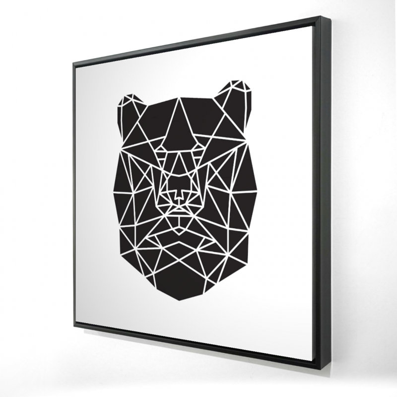 "Tête d'ours géométrique"