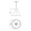 Luminaire suspendu simple à 1 lumière Conical-99902404