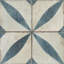 Carrelage mosaïque floral en vinyle 6 po x 6 po (ensemble de 24)