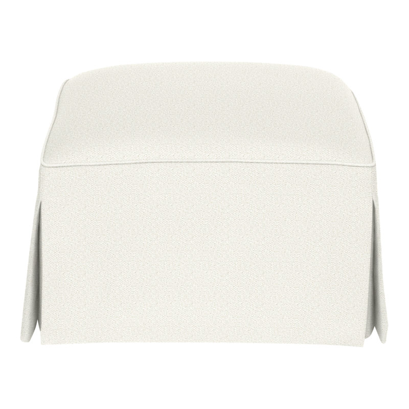 Zoe Square Ottoman, Kenworth Pearl