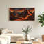 Tableau encadré sur toile représentant un paysage volcanique, 122 x 61 cm (48 x 24 pouces), lot de 1-1291482969
