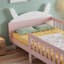 White & Pink Kids Rabbit Storage Bed with Guardrail & Drawer, 3ft (90 x 190cm) Pine & MDF Frame with
