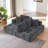 Boneless L-Shape Luxury Sectional Oversized Sofa With Minimalist Design, Comfy Sleeper Function, And No Assembly Required For Instant Use.-972500224-972500238
