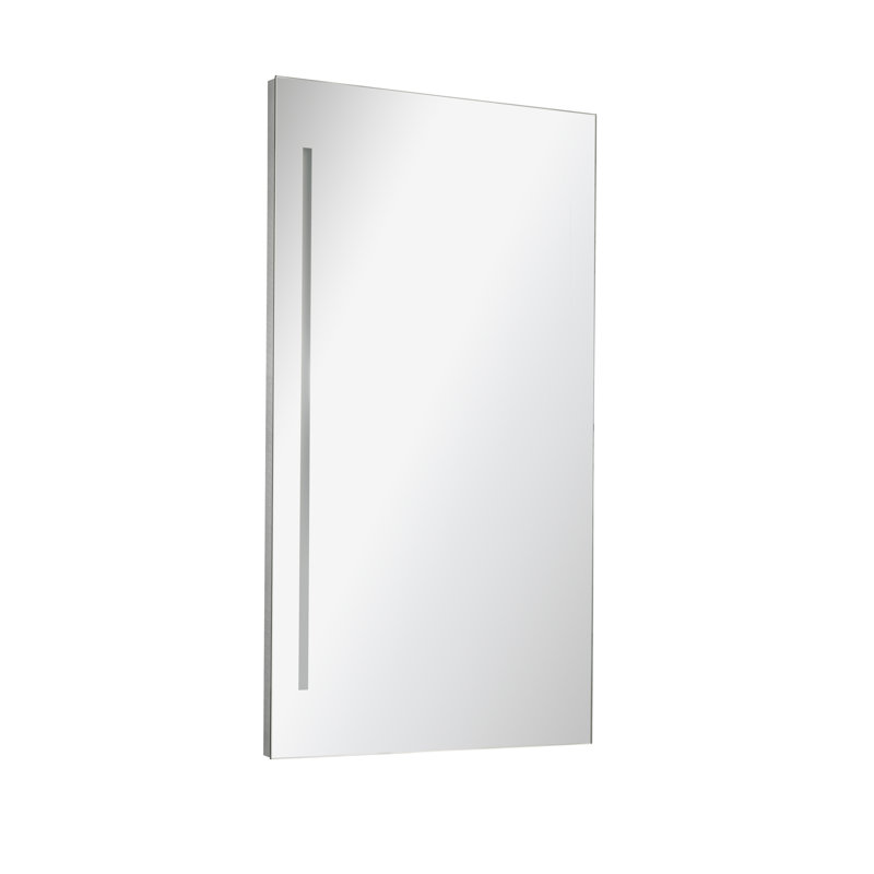 Luna Aluminium Flat Wall Mirror