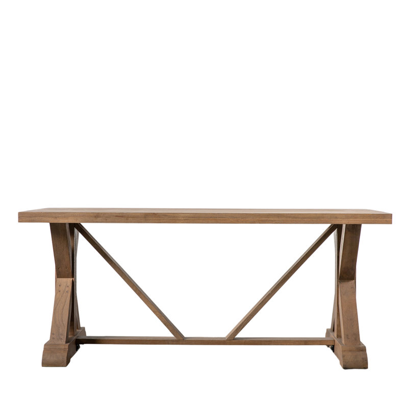 Schlosser Solid Wood Dining Table, 76cm H x 90cm W x 180cm L