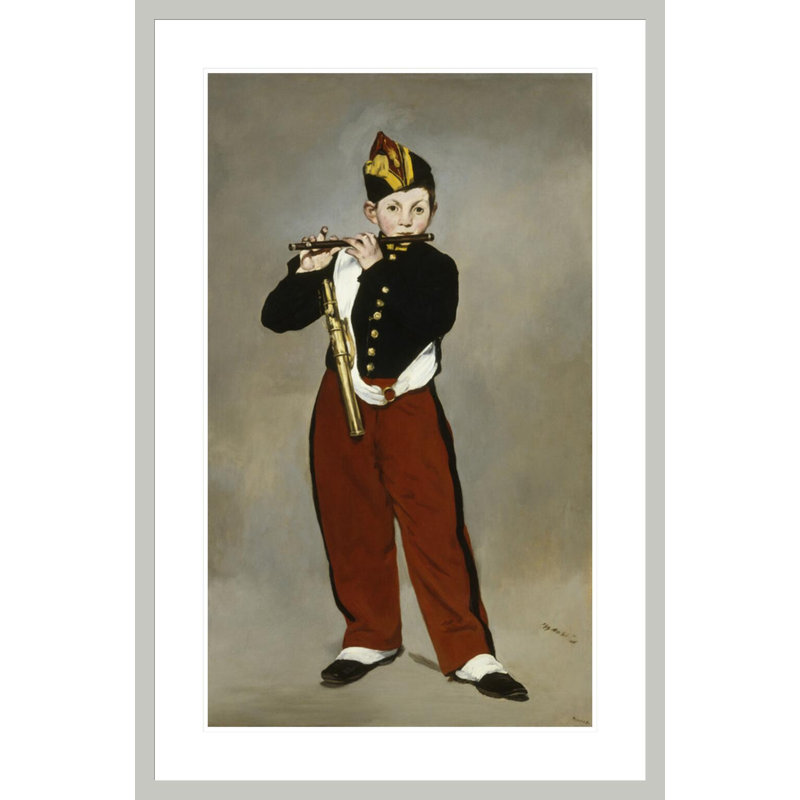 «The Fifer» par estampe numérique encadrée, 41,5 po H x 27,46 po L