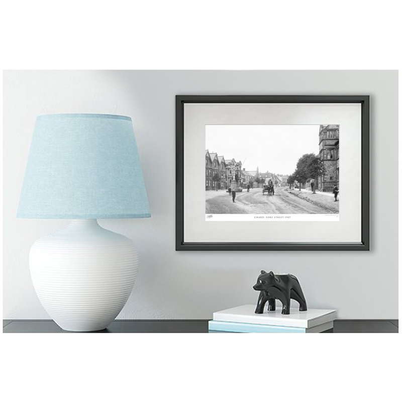 Chard, Fore Street 1907 - Single Picture Frame Print, 28cm H x 36cm W x 2.3cm D