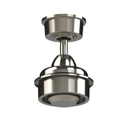 Wrap Custom Indoor/Outdoor Ceiling Fan DC Motor - Brushed Nickel